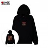 Dragon More Fire Hoodie Black