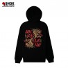 Dragon More Fire Hoodie Black