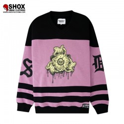 See No Evil Hockey crewneck Purple/Black