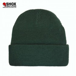 Wolf Forest Ribbed Beanie