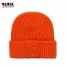 Panther Orange Ribbed Beanie