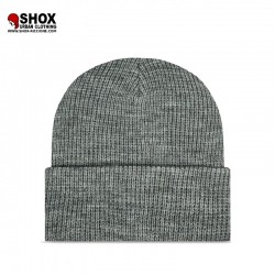 Stallion Ribbed Grey Beanie