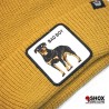 Bad Boy Ribbed Mustard Beanie