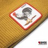 Cock Ribbed Mustard Beanie