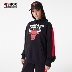 NBA Chicago Bulls Block Hoodie Black