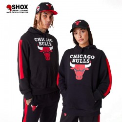 NBA Chicago Bulls Block Hoodie Black