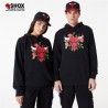 NBA Floral Chicago Bulls Hoodie Black