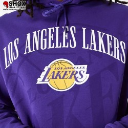 NBA Logo Lakers Os Hoodie Purple