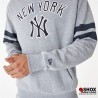 MLB NY Stripe Hoodie Grey