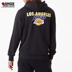 LA Lakers NBA Retro Script  Zip Hoodie