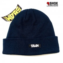 Sbam Balloon Navy Short Beanie