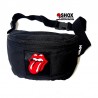 Marsupio Rolling Black, Sbam, con patch stampata frontale , regolabile, scomparto frontale con zip  + tasca dietro con zip