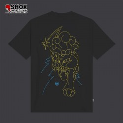 Raikou Tee Charcoal Pokemon