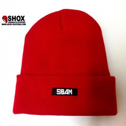 Beanie ON OFF red Sbam