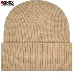 Freedom Ribbed Beige Beanie