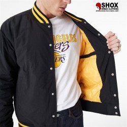 NBA Script Los Angeles Lakers Bomber Jacket