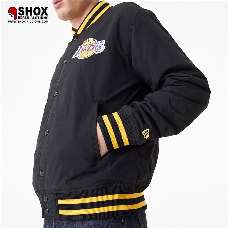 NBA Script Los Angeles Lakers Bomber Jacket