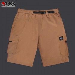 Techno Cargo Shorts Beige