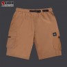 Techno Cargo Shorts Beige