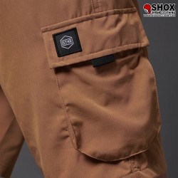 Techno Cargo Shorts Beige