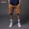 Techno Cargo Shorts Beige