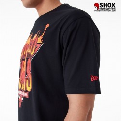 NBA Flame Os Chicago Bulls Tee Black