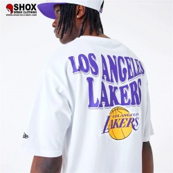 NBA Los Angeles Lakers Script OS Tee White