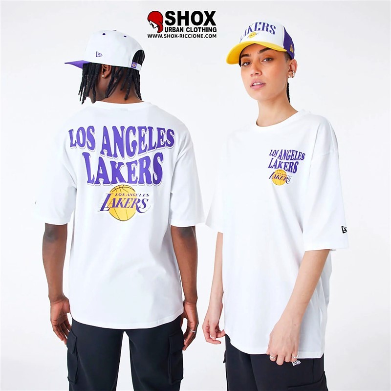 copy of Lakers Big Logo Black Tee