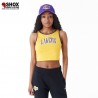 NBA Los Angeles Lakers Crop Tanktop Yellow