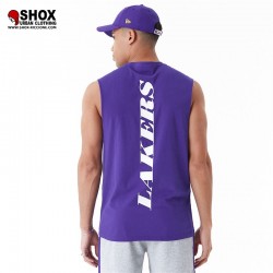 copy of Lakers Big Logo Black Tee