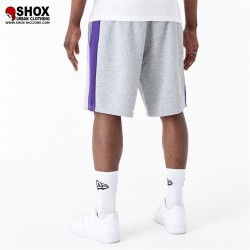 NBA L.A. Lakers Side Short Grey/Purple