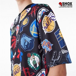 NBA Mesh All Teams Allover OS Tee