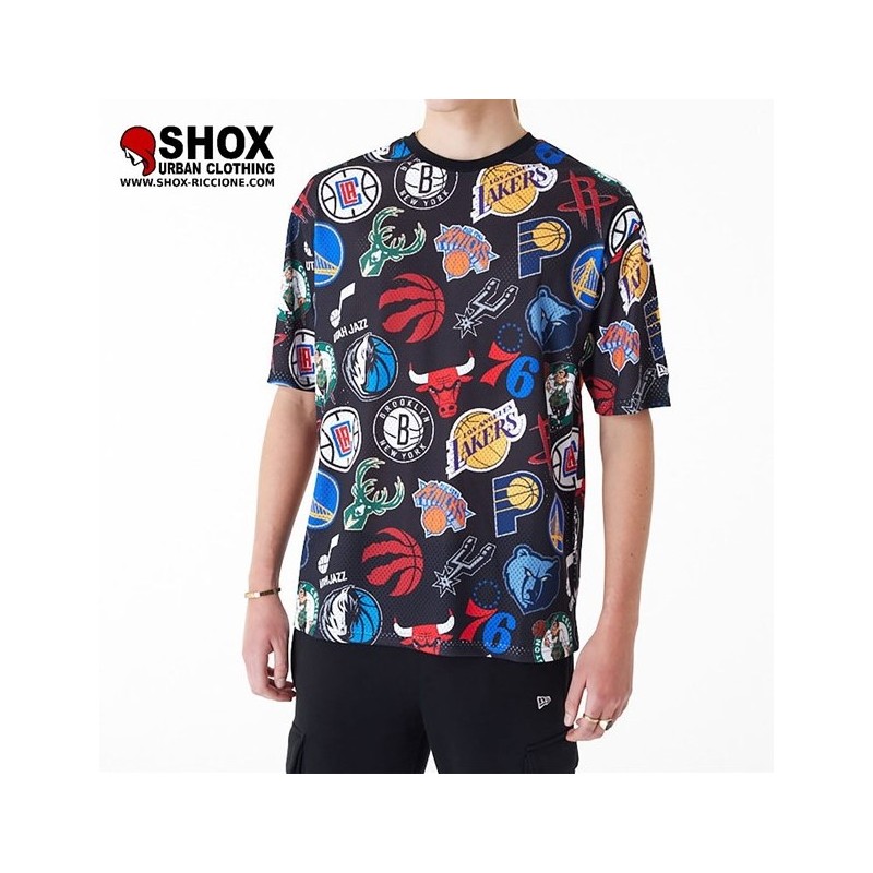 NBA Mesh All Teams Allover OS Tee