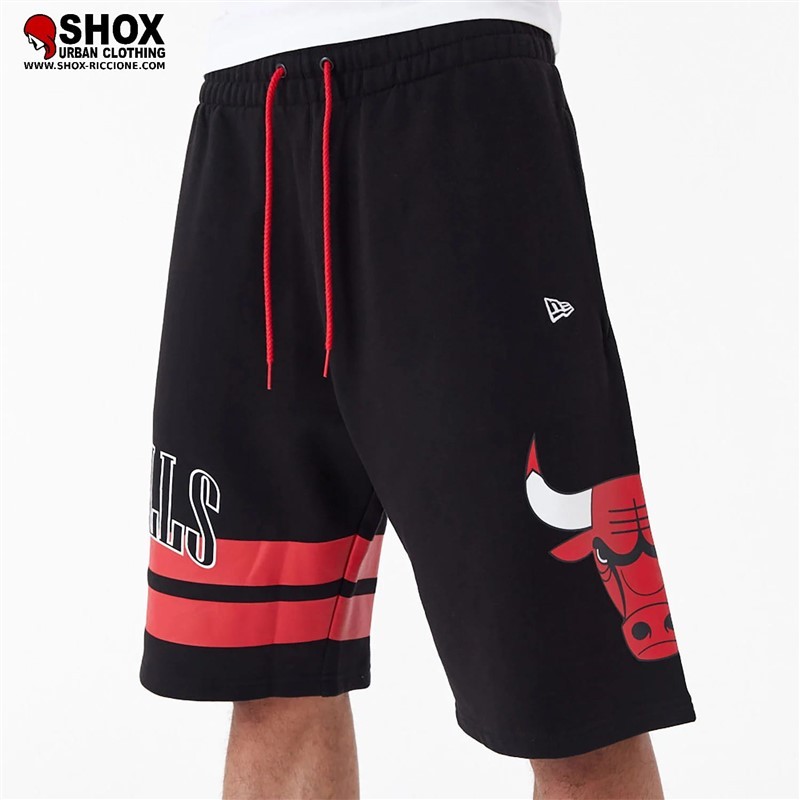 NBA Script Chicago Bulls Short Black