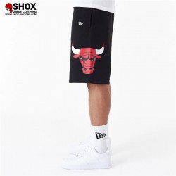 NBA Script Chicago Bulls Short Black