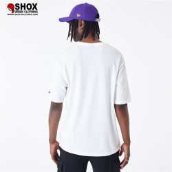 NBA LA Lakers Flame OS Tee White