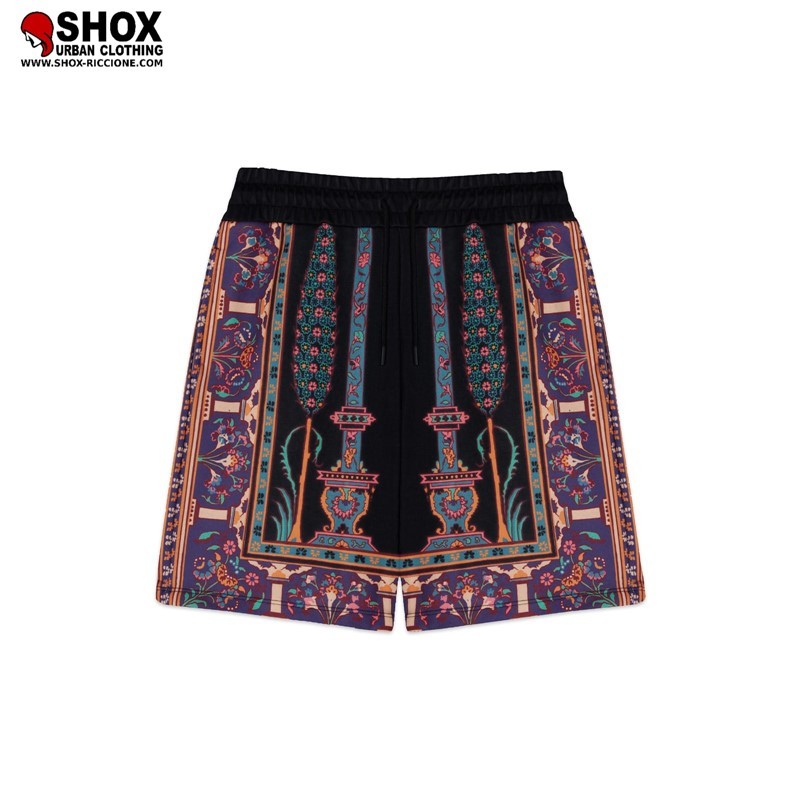 Persian Rug Sweatshorts Black