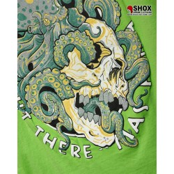 JUNIOR Kraken Skull Green Tee