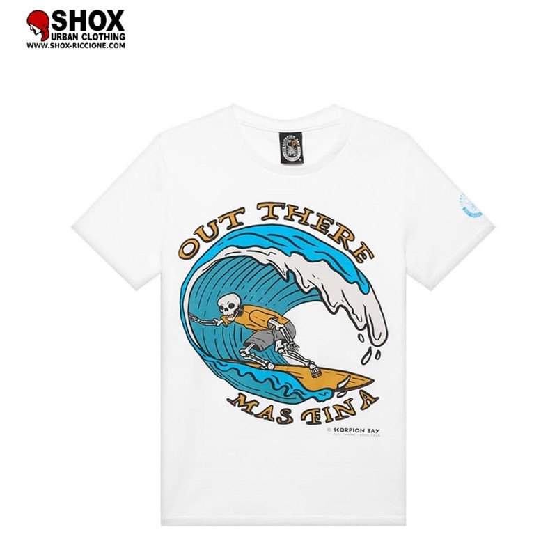 JUNIOR Crazy Wave White Tee