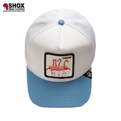 Squad White/Skyblue Trucker