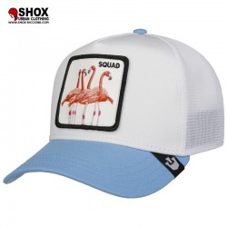 Squad White/Skyblue Trucker