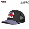 Fighter Black/Lavander Trucker