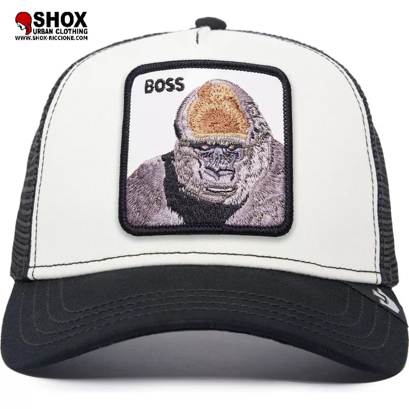 Boss Black/White Trucker