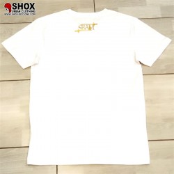 Warrior by Sbam White/Gold Tee