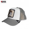 Nuts Grey/White Trucker