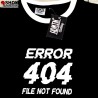 Error 404 Black/White Contrast Tee