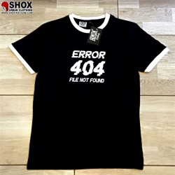 Error 404 Black/White Contrast Tee