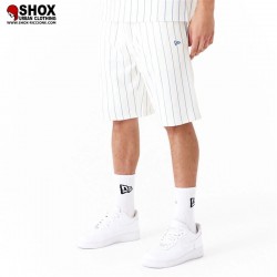 Pinstripe White/Sky Short