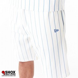 Pinstripe White/Sky Short