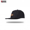 Straw Snapback Black